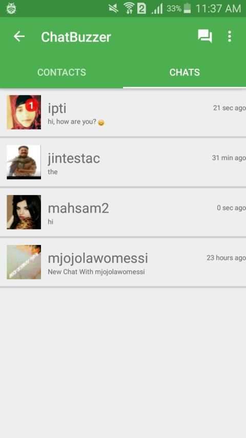 Chat Room And Private Chat screenshot 1