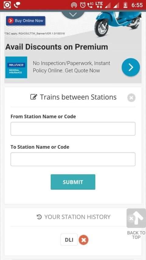 INDIAN RAILWAYS INFO screenshot 2
