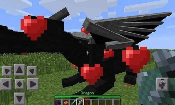 Black fire Dragon Mod for MCPE screenshot 3