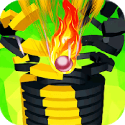 Ball Run Stack 3D : Game Ball Stack Hit Helix 1 आइकन