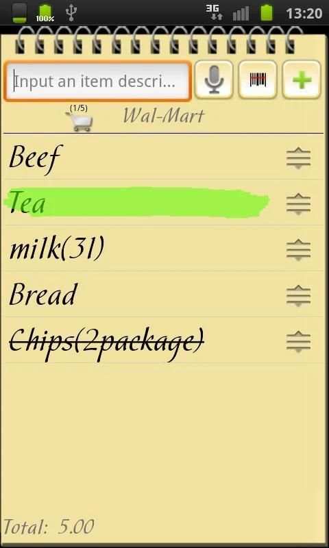Shopping List screenshot 2