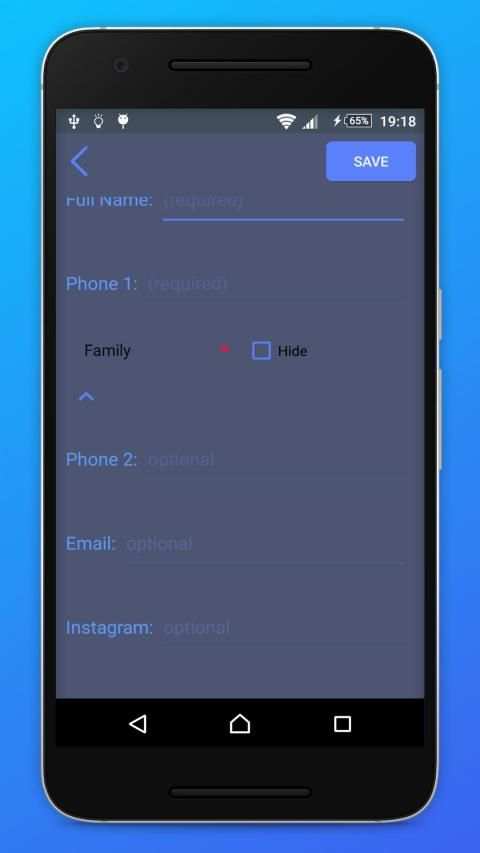 My Contacts Pro screenshot 1