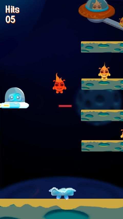 Alien Fight : ice alien vs fire alien war स्क्रीनशॉट 7