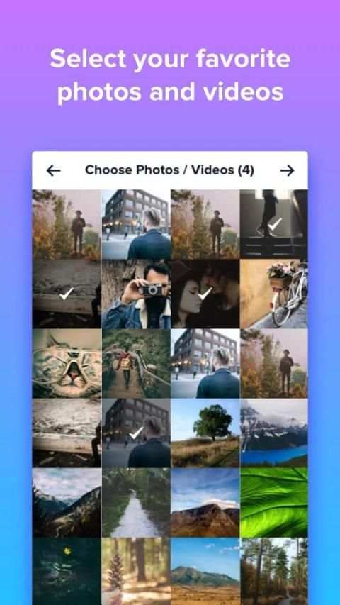 Slidely Show Video Greetings 5 تصوير الشاشة