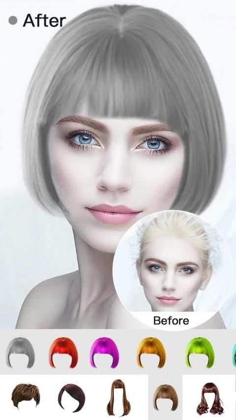 Hair Style Salon&Color Changer स्क्रीनशॉट 3