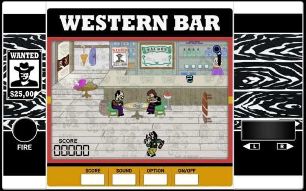 웨스턴 바(80년대 액정게임기, CG-300) screenshot 3