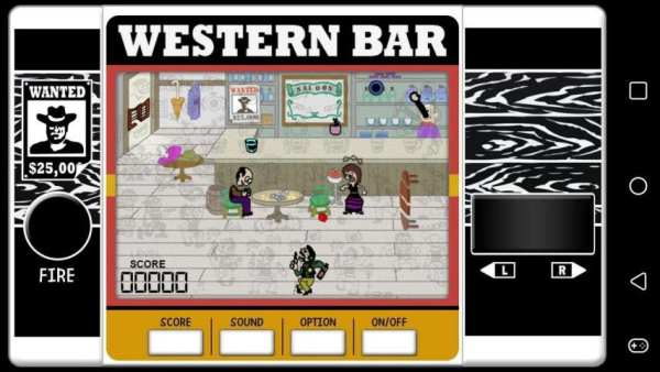 웨스턴 바(80년대 액정게임기, CG-300) screenshot 11