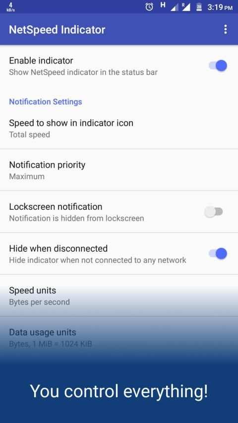 NetSpeed Indicator: Internet Speed Meter screenshot 4