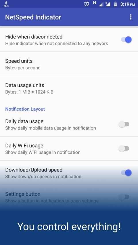 NetSpeed Indicator: Internet Speed Meter screenshot 3