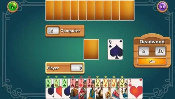 Gin Rummy Deluxe screenshot 1