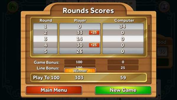 Gin Rummy Deluxe screenshot 2