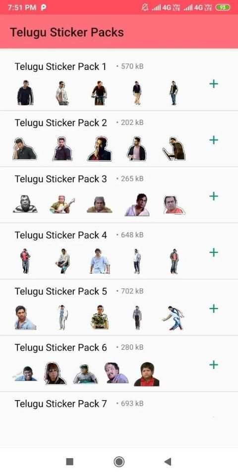 Telugu Sticker for Whatsapp - Telugu WAStickerApps screenshot 5