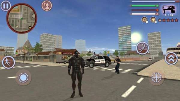 Panther Vice Town Rope Hero स्क्रीनशॉट 2