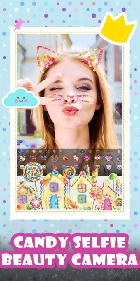 Candy Camera Selfie स्क्रीनशॉट 2