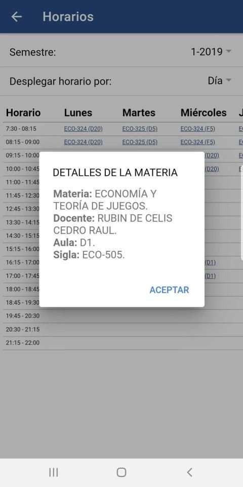 UCB Movil screenshot 3