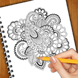 How To Draw Henna Tattoos आइकन