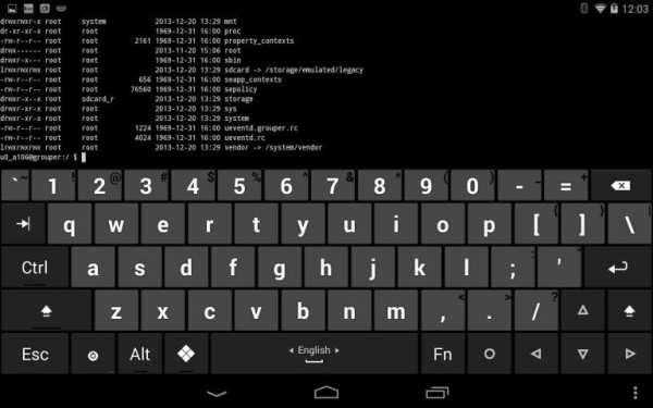 Hacker's Keyboard screenshot 2