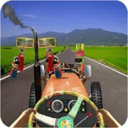 Real Tractor Driver Cargo 3D