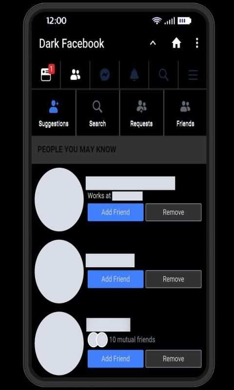 Dark Mode For Facebook screenshot 3