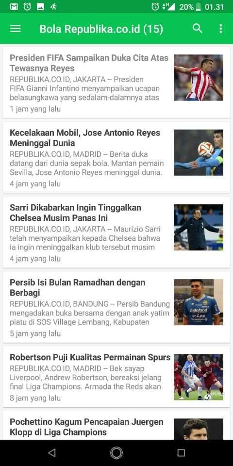 Berita Sepak Bola Dunia screenshot 5