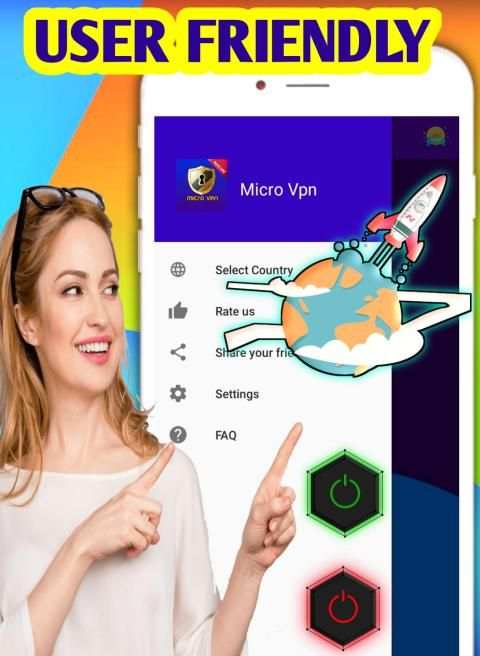 Micro VPN- Super Fast Secure Proxy Master VPN 2020 screenshot 3