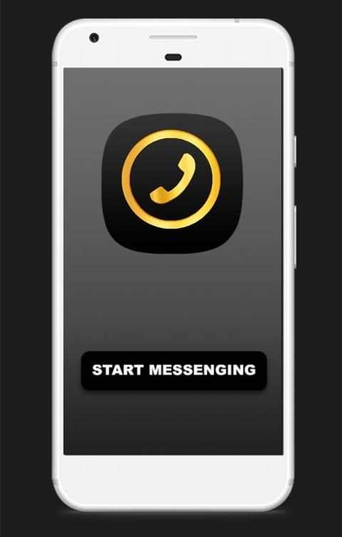 Gold Whats Messenging Chat screenshot 1