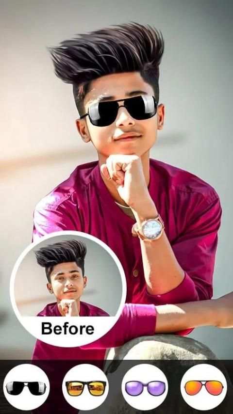 Sunglasses Photo Editor स्क्रीनशॉट 1