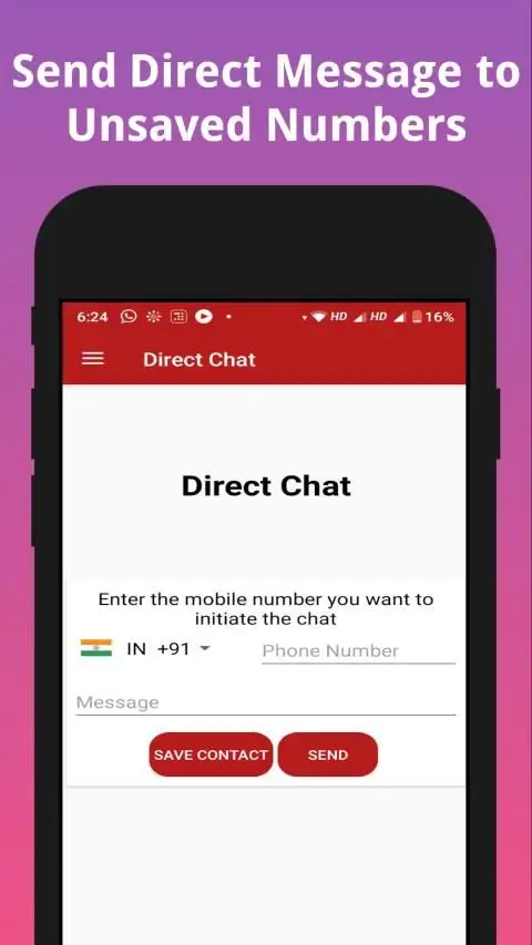 WA Direct Chat स्क्रीनशॉट 2