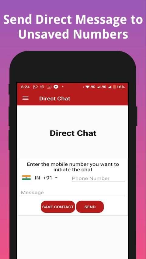 WA Direct Chat स्क्रीनशॉट 2