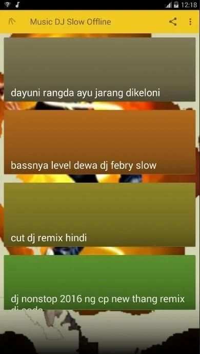 Music DJ Slow Offline 1 تصوير الشاشة
