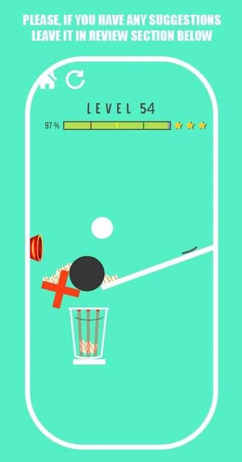 Happy Popcorn Glass Burst : offline game screenshot 1