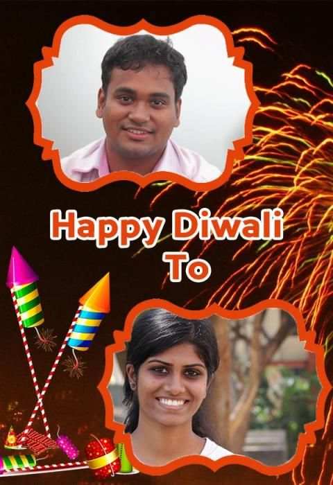 Happy Diwali Photo Collage Creator - Diwali Frame स्क्रीनशॉट 2
