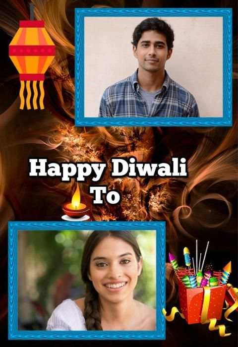 Happy Diwali Photo Collage Creator - Diwali Frame स्क्रीनशॉट 5