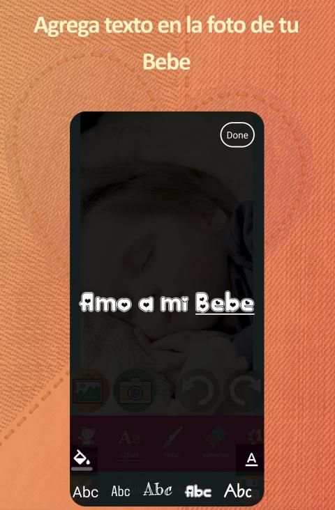 Editar Fotos de Bebe screenshot 1