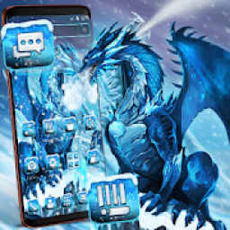 Blue Ice Horror Dragon Theme icon