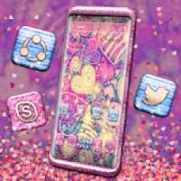 Bling Love Heart Launcher Theme on 9Apps