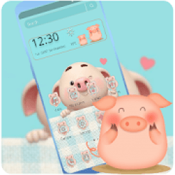 Cartoon Lovely Piggy Theme* आइकन