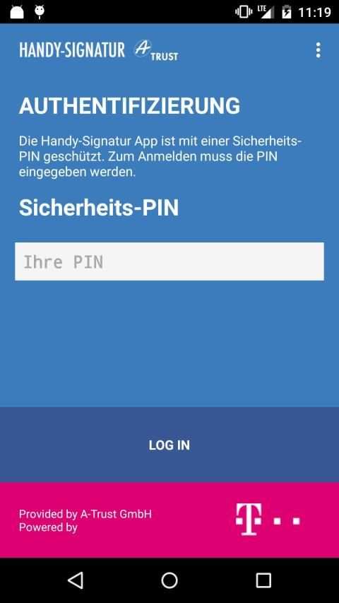 Handy-Signatur App screenshot 3