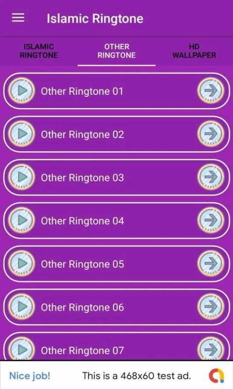 Islamic Ringtone स्क्रीनशॉट 7