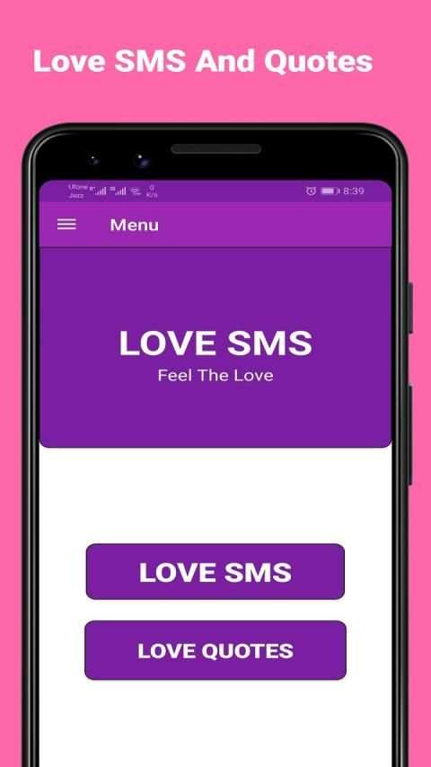 LOVE SMS AND QUOTES | LOVE MESSAGES AND STATUS स्क्रीनशॉट 2
