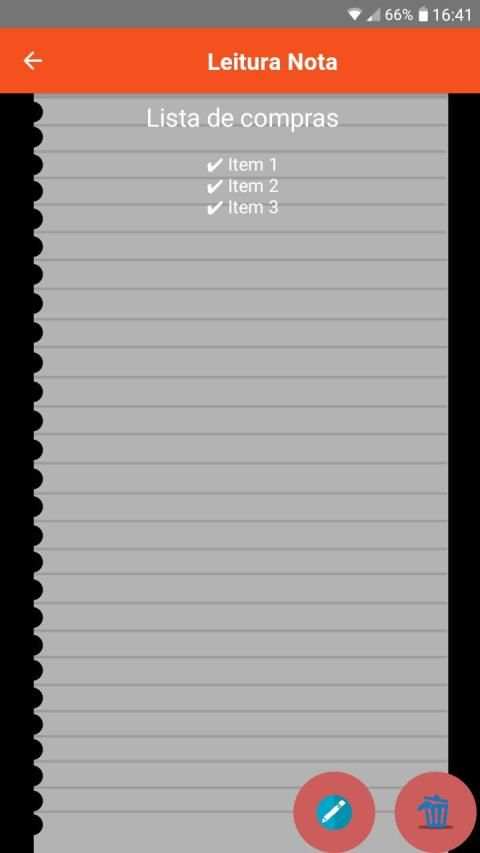 Bloco de Anotação screenshot 1