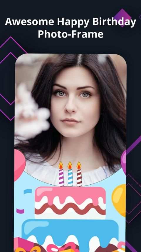 Birthday Photo Frame With Name Latest Design 2020 screenshot 1