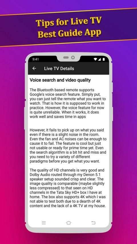 Tips for Live TV - Free Guide 2019 स्क्रीनशॉट 1