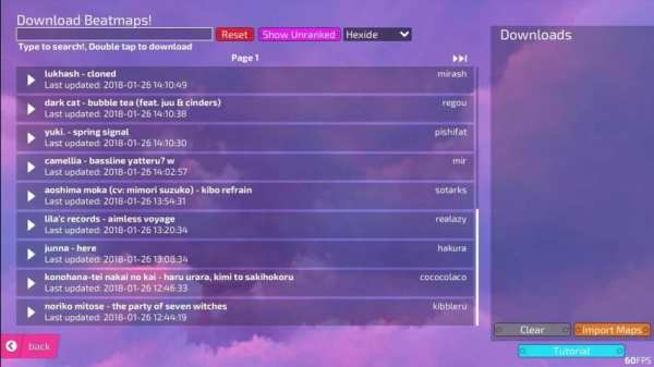Opsu!(Beatmap player for Android) screenshot 2