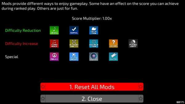 Opsu!(Beatmap player for Android) screenshot 1