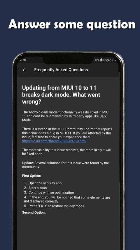 Dark Mode screenshot 1