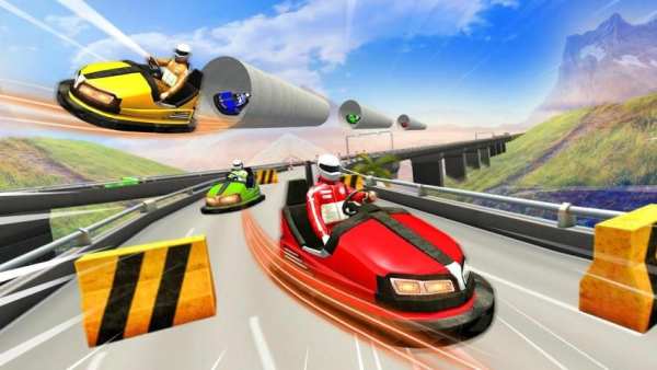 Bumper Car Crash Stunt Driving - Impossible Track screenshot 6
