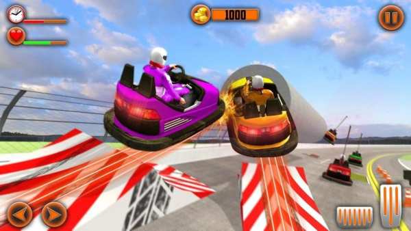 Bumper Car Crash Stunt Driving - Impossible Track screenshot 3