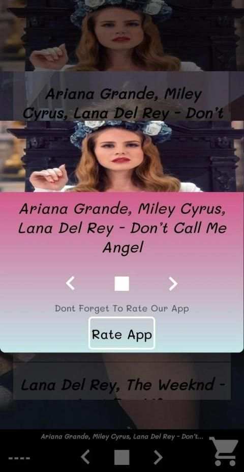 Lana Del Rey Music Album screenshot 3
