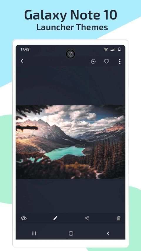 Samsung Note 10 Launcher Theme स्क्रीनशॉट 4